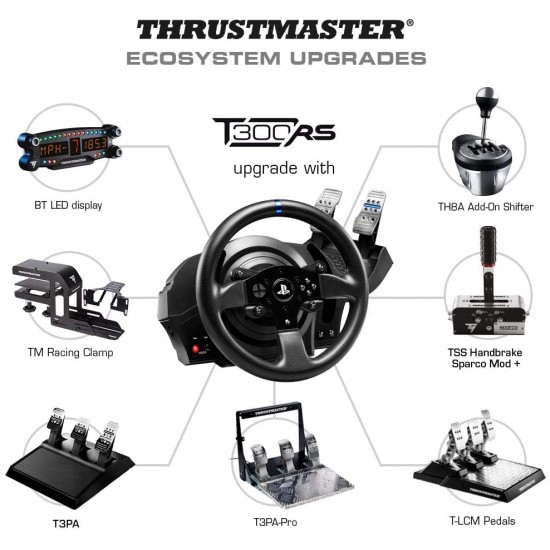 Thrustmaster T-LCM Pedals (LoadCell 3-Pedalset, 16-Bit Magnetic sensors - USB / RJ12 connectors for PS4 / Xbox One / PC)